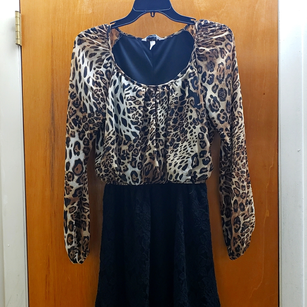 Used cheetah print dress